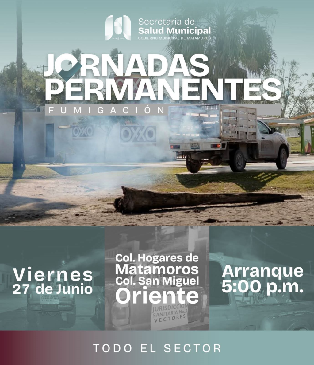 9 jornadas fumigacion junio