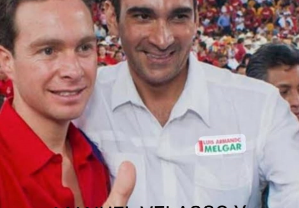 Manuel Velasco y Luis Melgar