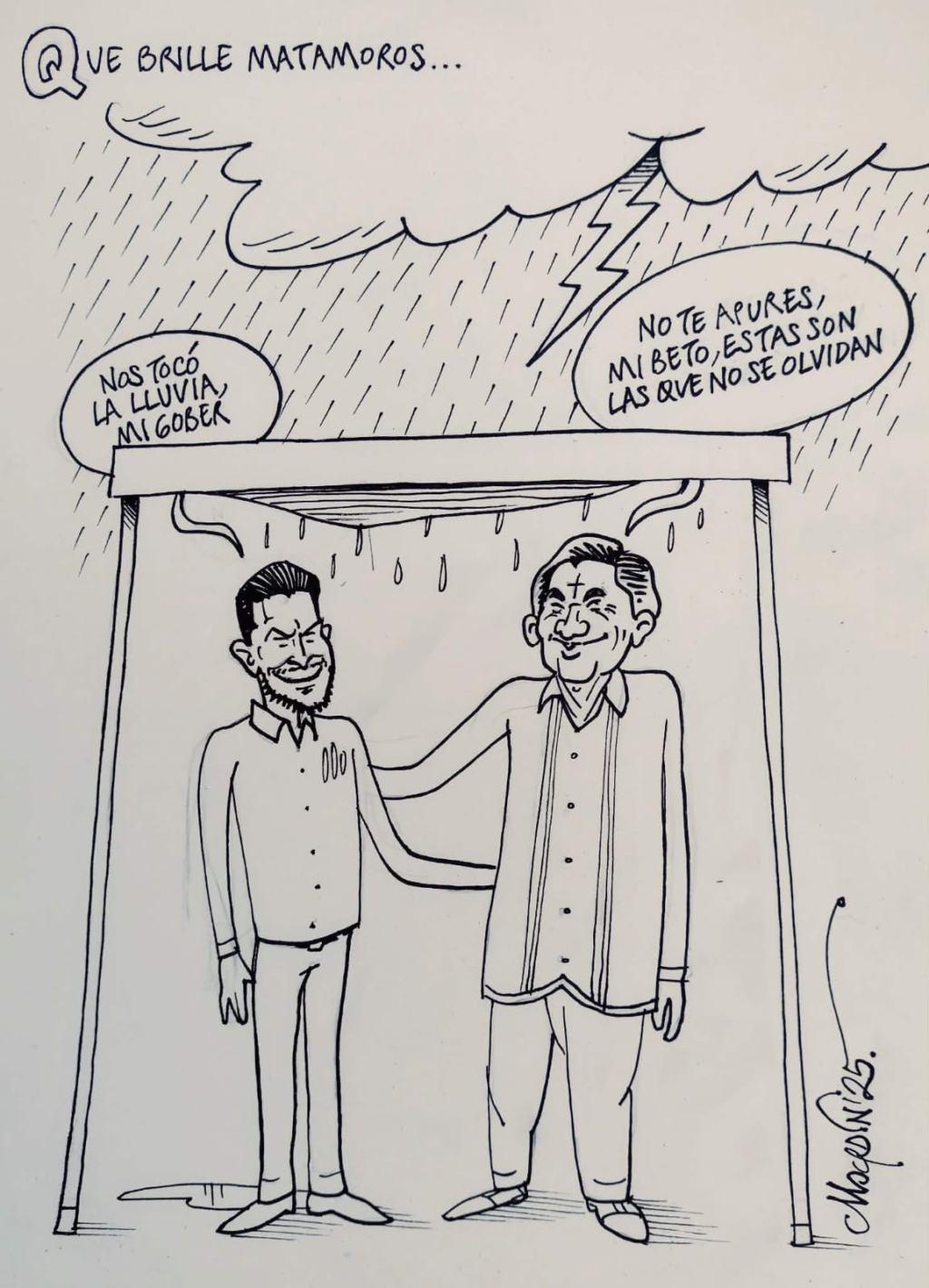 caricatura beto y gober