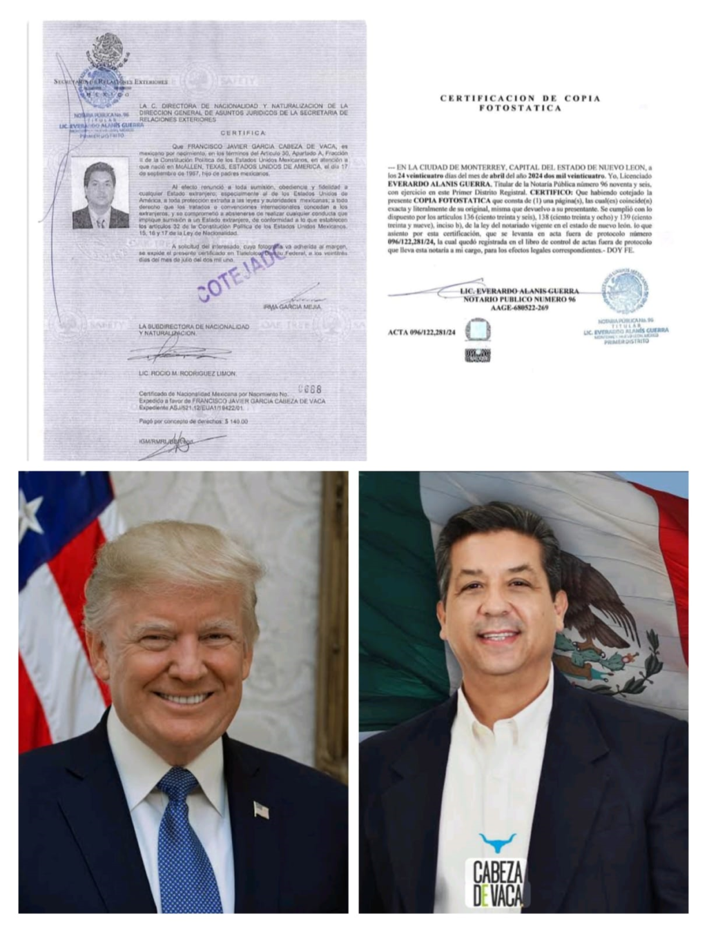 sabra papi donald que cv de vaca renuncio a eu