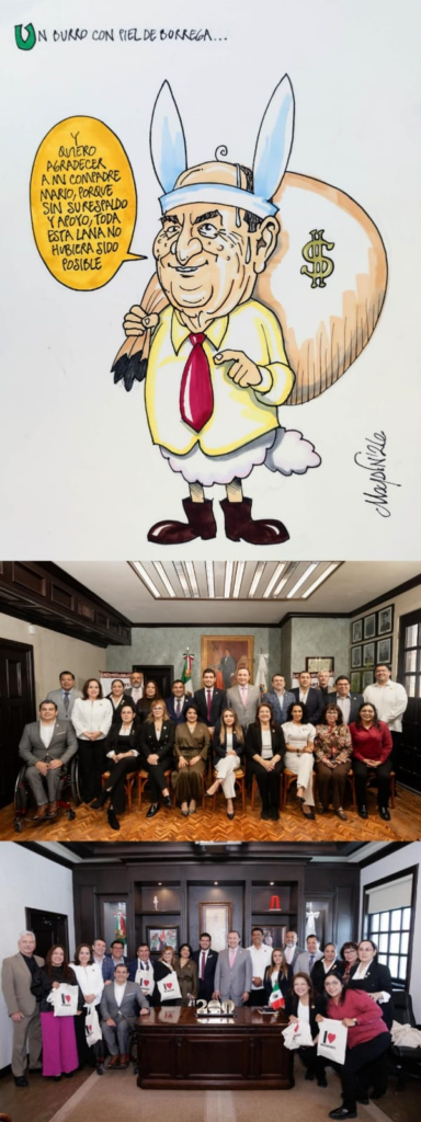 victor manuel garcia con orejas de burro