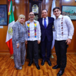 silvia e ismael con dirigente nacional