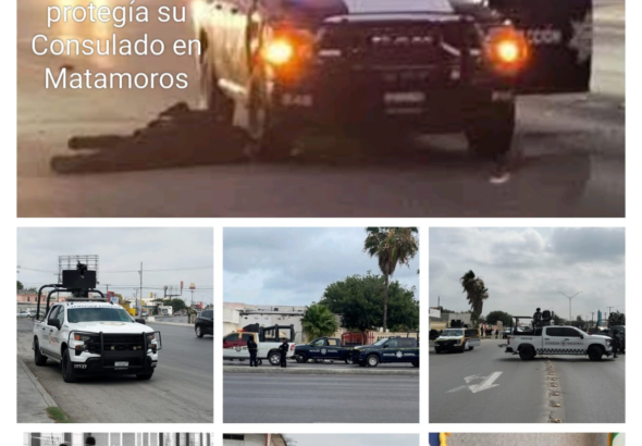 monitorea EU aseinanto de agente federal que protegía Consulado en Matamoros